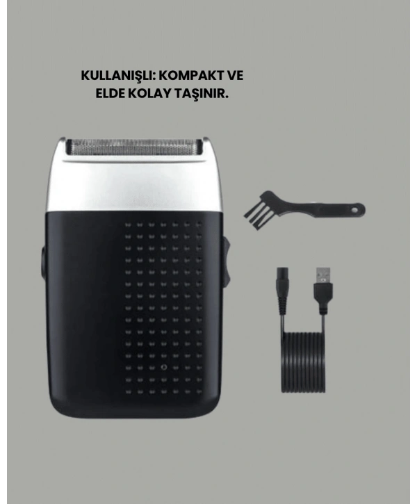 Evde Kişisel Bakımın Yeni Yolu – Kompakt ve Ergonomik Tıraş Makinesi