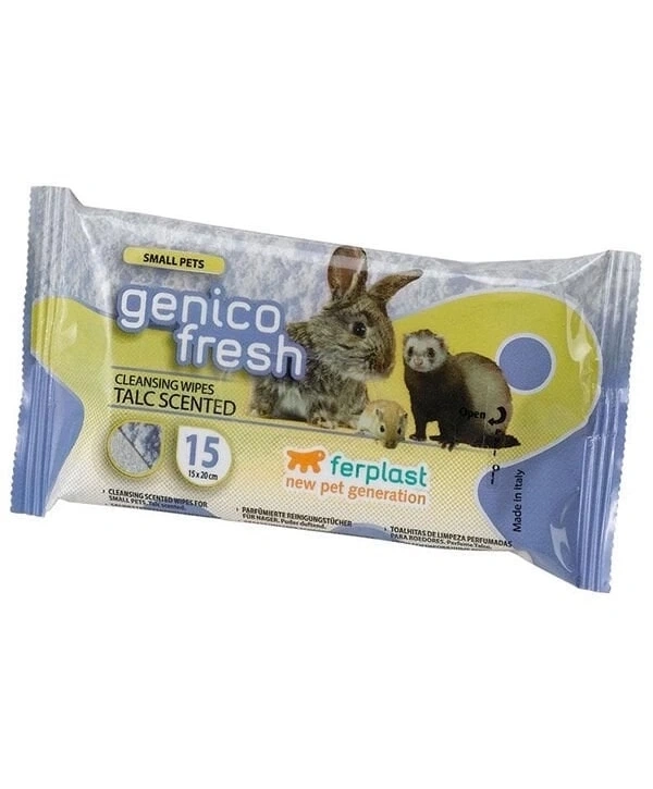 Ferplast Genico Fresh Kemirgen Temizlik Mendili 15 Adet 13x20 Cm