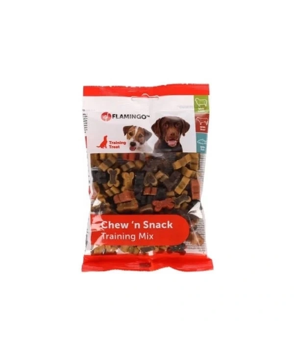 Flamingo Chewn Snack Mix Kemik Şeklinde Köpek Bisküvisi 150 Gr