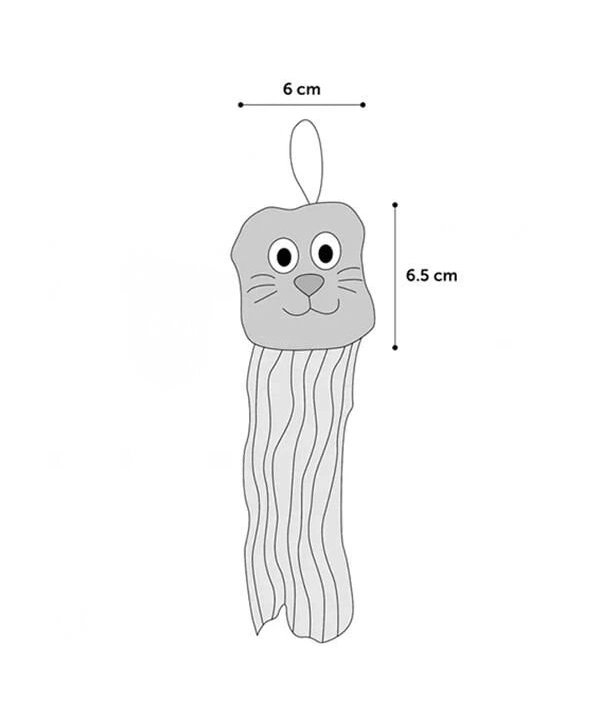 Flamingo Rizzo Kedi Şeklinde Peluş Kedi Oyuncağı 21 Cm