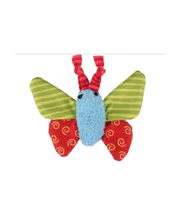 Flamingo Yowly Kelebek Şeklinde Kedi Oyuncağı 2 Adet 9 Cm