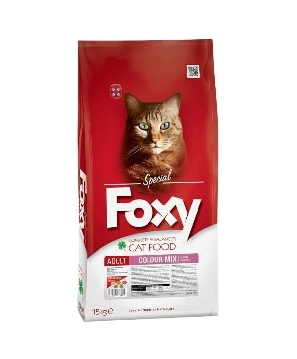 Foxy Colour Mix Yetişkin Kedi Maması 15 Kg