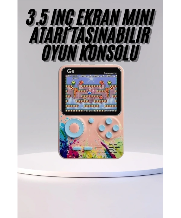 Game Box Mini 500 Adet Retro Oyun Taşınabilir Oyun Konsolu