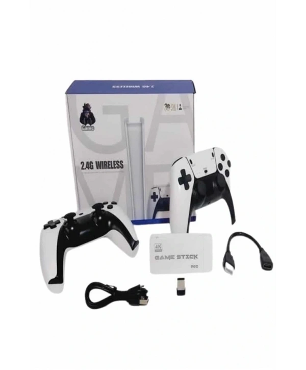 Game Stick 4K Retro Çift Kollu Atari Oyunlari +20000 Oyunlu Konsol Nostalji