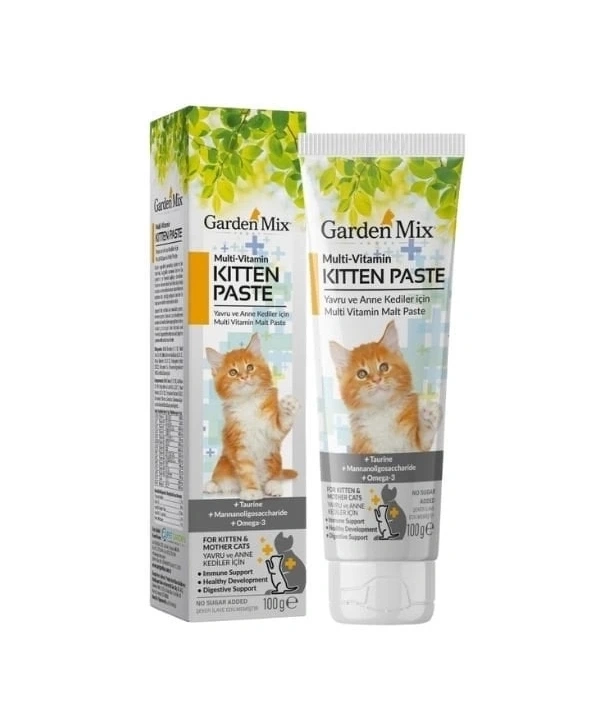 Garden Mix Kitten Multivitamin Yavru Kedi Malt Macunu 100 Gr