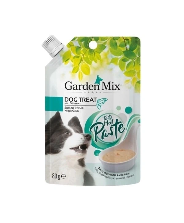 Garden Mix Somonlu Ezme Sıvı Köpek Ödül Maması 80 Gr