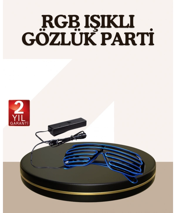 Gece Eğlenceleri İçin LED Işıklı Gözlük