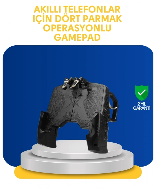 Gerçekçi Oyun Deneyimi Sunan Dört Parmak Mobil Gamepad