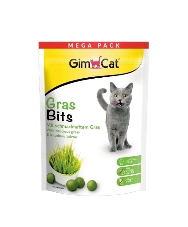 Gimcat Gras-Bits Tahılsız Şekersiz Kedi Ödül Tableti 425 Gr