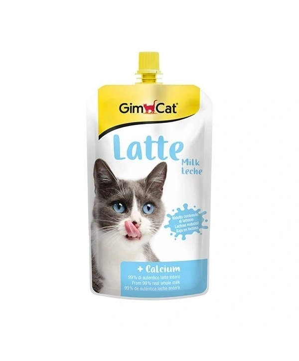 Gimcat Milk Latte Calcium Sıvı Kedi Sütü 200 Ml