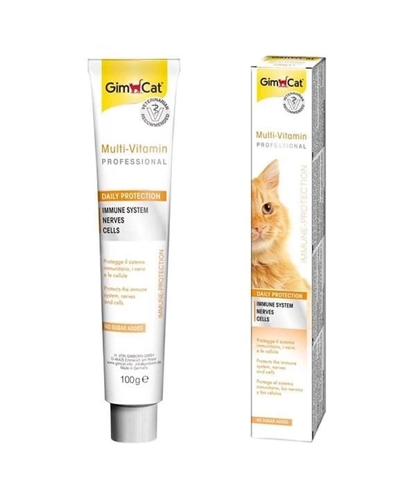 Gimcat Multi Vitamin Paste 12 Vitaminli Kedi Malt Macunu 100 Gr