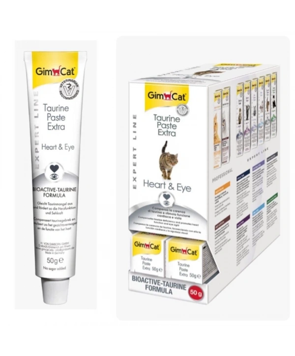 Gimcat Paste Extra Taurin Kedi Malt Macunu 50 Gr