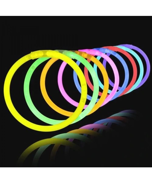 Glow Fosforlu Neon Bileklik 50 Adet (5047)