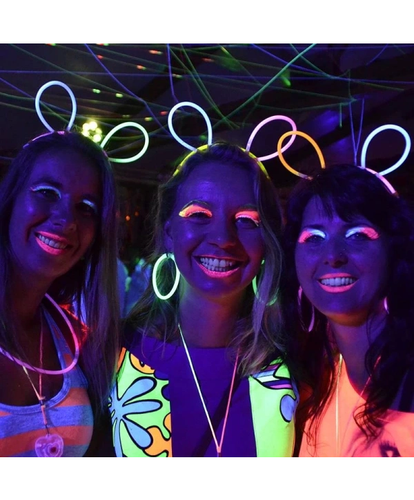 Glow Taç Fosforlu Taç Karışık Renk 12 Adet (5047)