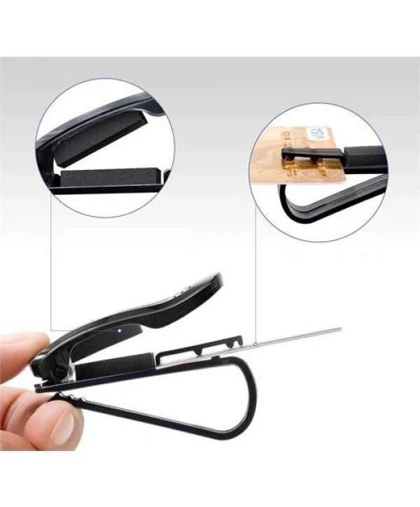 Güneşliğe Uygun Mini Gözlük Tutucu