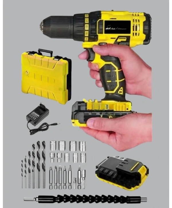 Hafif ve Ergonomik 12V Kablosuz Matkap | Hızlı Şarj ve Uzun Pil Ömrü