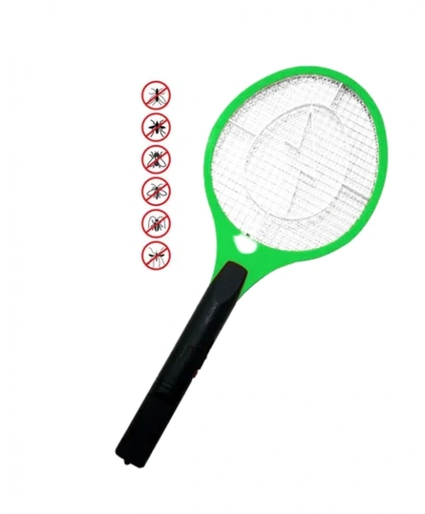 Hafif ve Ergonomik Elektronik Böcek Öldürücü – Güvenlik Koruması ile Pil Kontrollü