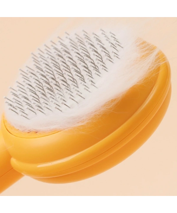 Hamburger Şekilli Otomatik Temizlenen Evcil Hayvan Fırçası (5047)