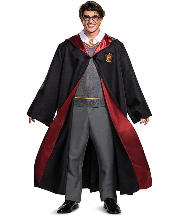 Harry Potter Gryffindor Cübbe Çocuk Boy - Harry Potter Kostümü 5-6 Yaş (5047)