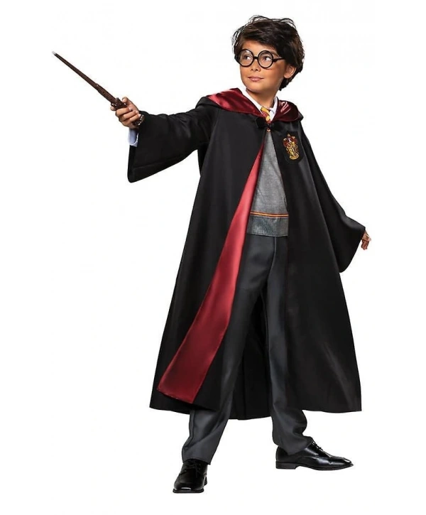 Harry Potter Gryffindor Cübbe Çocuk Boy - Harry Potter Kostümü 7-8 Yaş (5047)