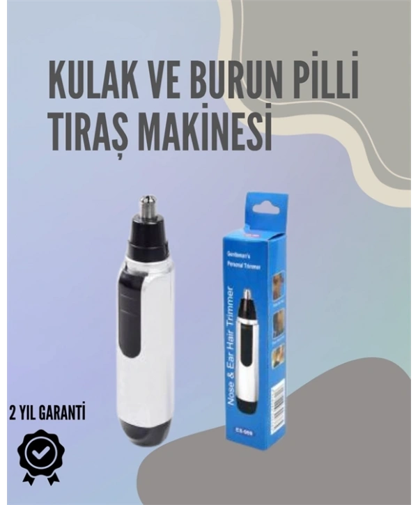 Hassas 3D lı Kulak ve Burun Tıraş Makinesi