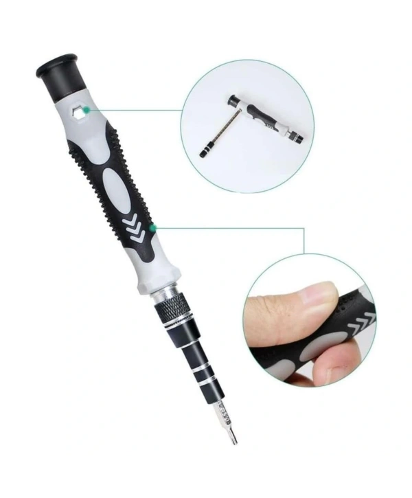 Hassas Tornavida Seti Bilgisayar Pc Telefon Onarım Aracı Seti Manyetik 115 in 1 Tornavida Seti (5047)