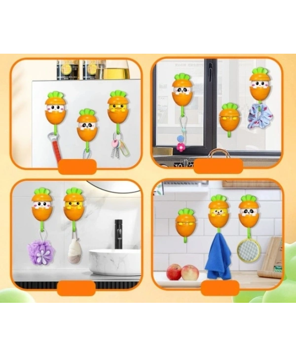 Havuç Tasarımlı Otomatik Açılan Yapışkanlı Askı (5047)