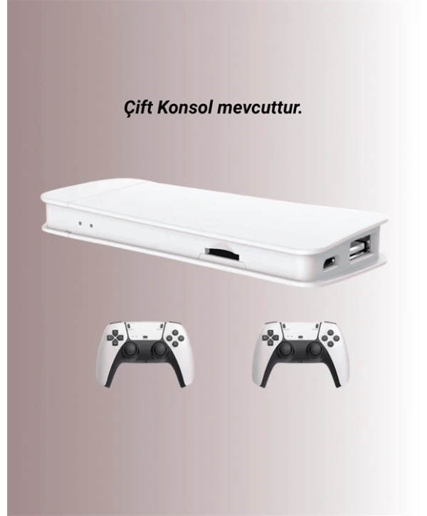 HDMI Çıkışlı Çift Kablosuz Kollu Retro Game Stick – M15