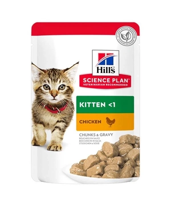 Hills Kitten Tavuklu Pouch Yavru Konserve Kedi Maması 85 Gr