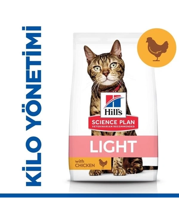 Hills Light Tavuklu Yetişkin Diyet Kedi Maması 1.5 Kg