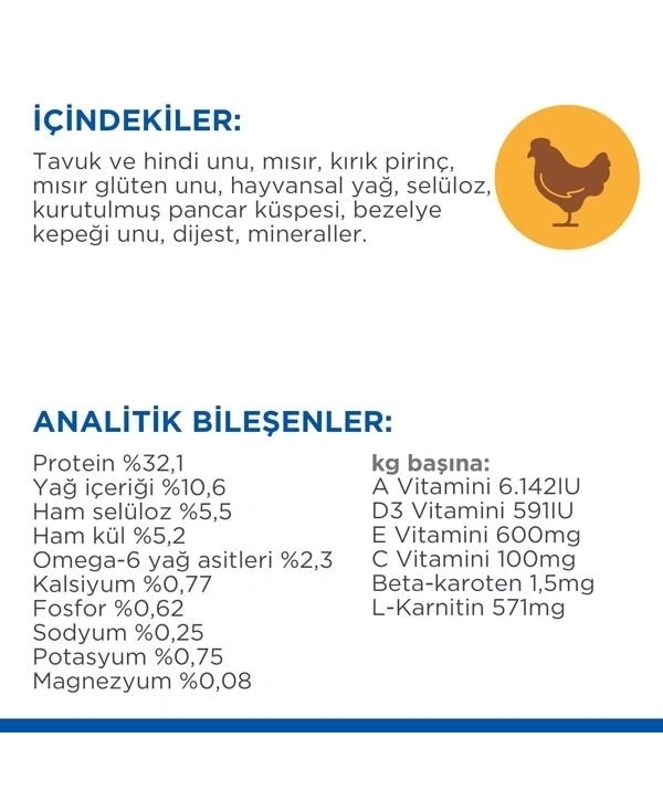 Hills Light Tavuklu Yetişkin Diyet Kedi Maması 1.5 Kg