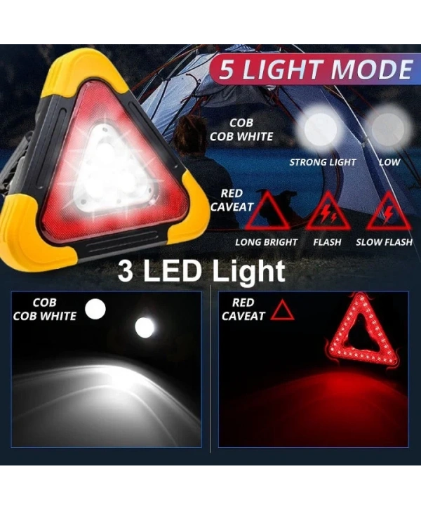 Hurry Bolt Şarjlı Cob Led Reflektör (5047)