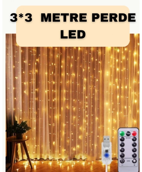 İç ve Dış Mekan Perde LED – Bahçe, Balkon ve Veranda İçin