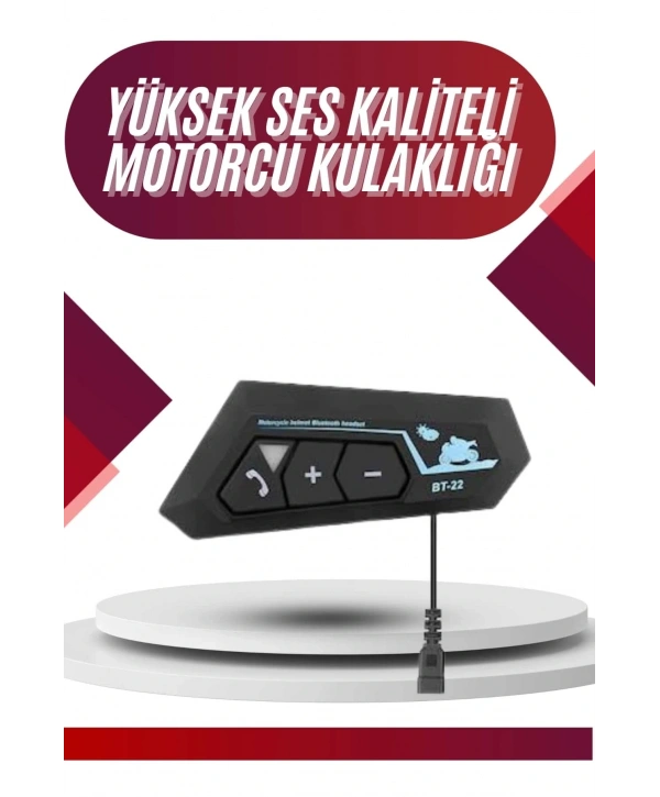 Intercom Bluetooth Kask Kulaklık Motosiklet Kulaklık 5.0 Bluetooth