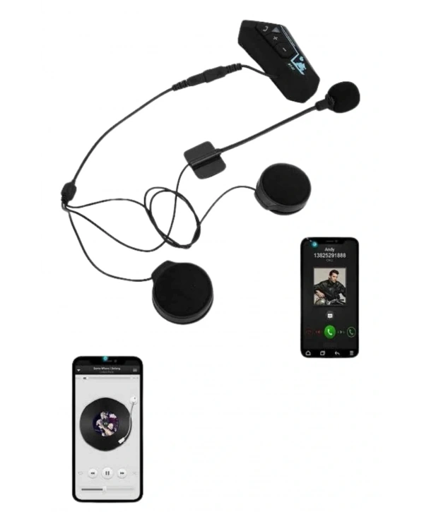 Intercom Bluetooth Kask Kulaklık Motosiklet Kulaklık 5.0 Bluetooth