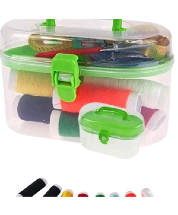 İplik Set Oval Plastik Dikiş Seti