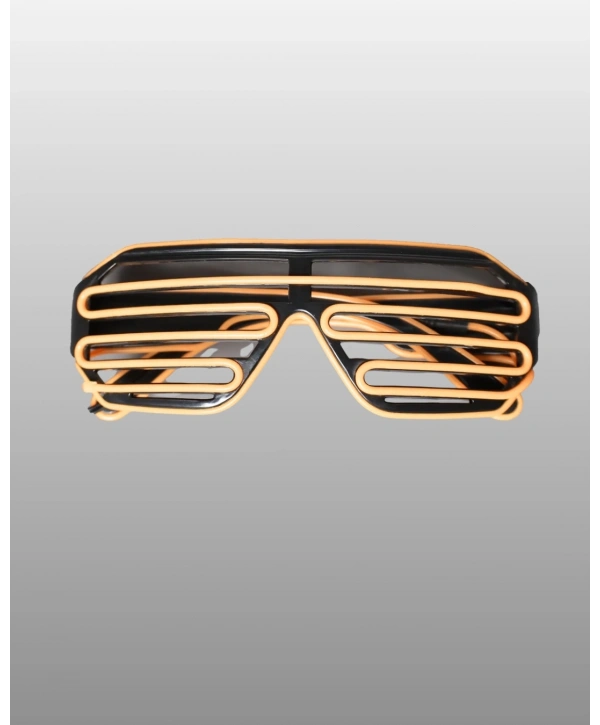 Işıklı Tasarımlı LED Gözlük Eğlence Aksesuarı