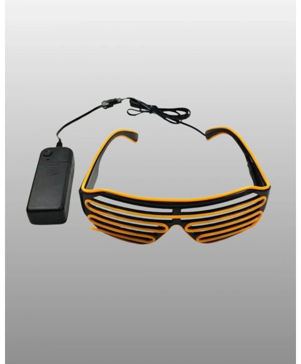 Işıklı Tasarımlı LED Gözlük Eğlence Aksesuarı