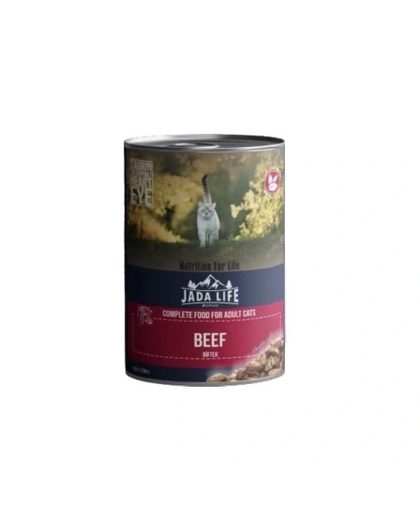 Jada Life Biftekli Parça Etli Yetişkin Konserve Kedi Maması 415 Gr