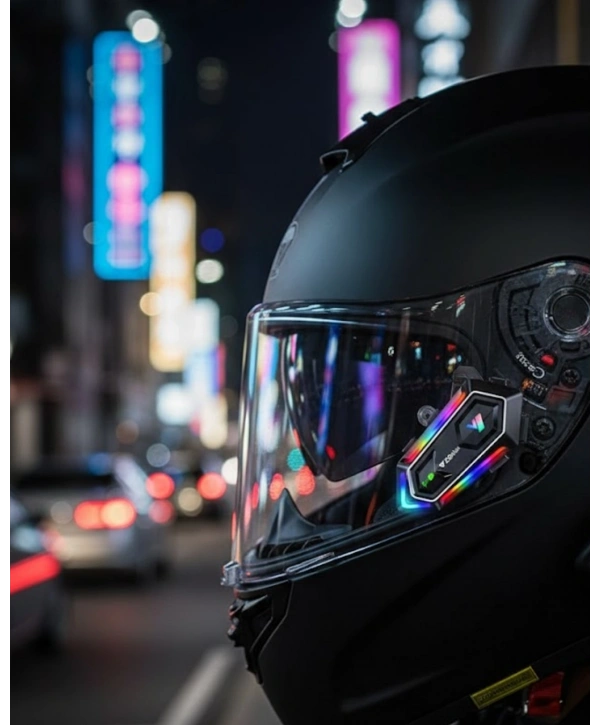 Kablosuz Bluetooth Motosiklet Kask İntercom IPX6 Su Geçirmez