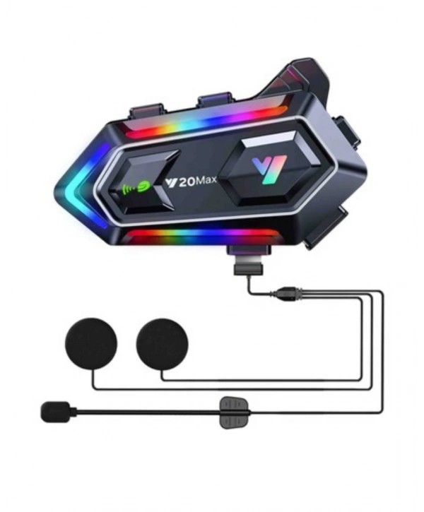 Kablosuz Bluetooth Motosiklet Kask İntercom IPX6 Su Geçirmez