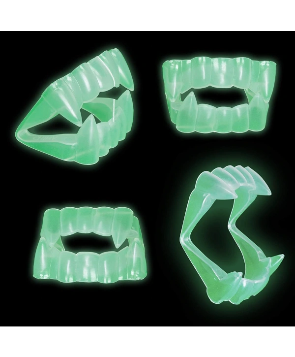 Karanlıkta Parlayan Fosforlu Çift Damak Takma Vampir Dişi (5047)