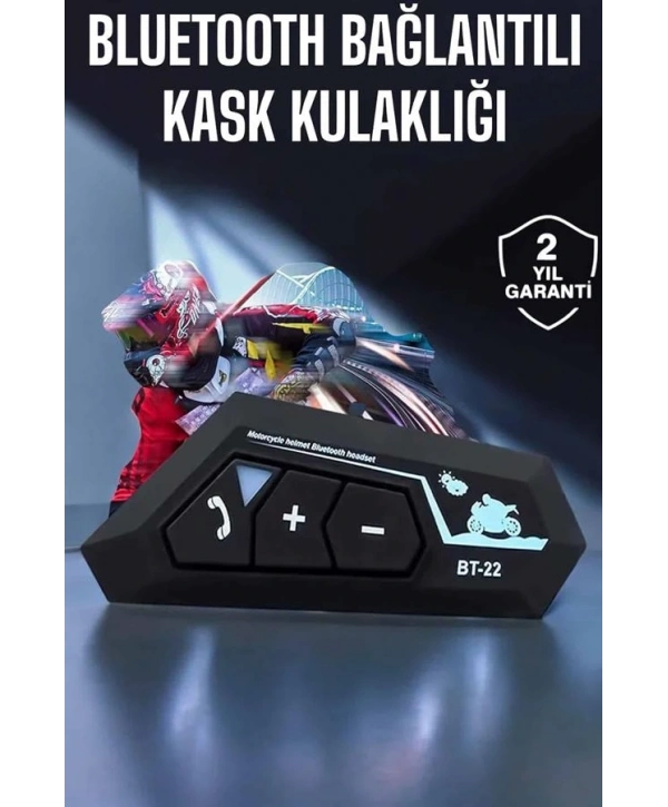 Kask Kulaklık Bluetooth Motosiklet Kulaklık Intercom Su Geçirmez