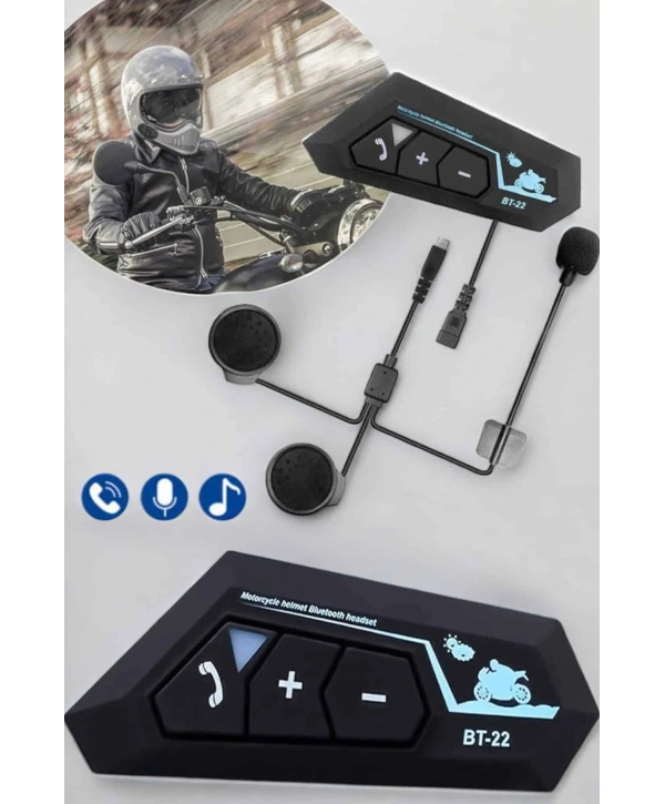 Kask Kulaklık Bluetooth Motosiklet Kulaklık Intercom Su Geçirmez