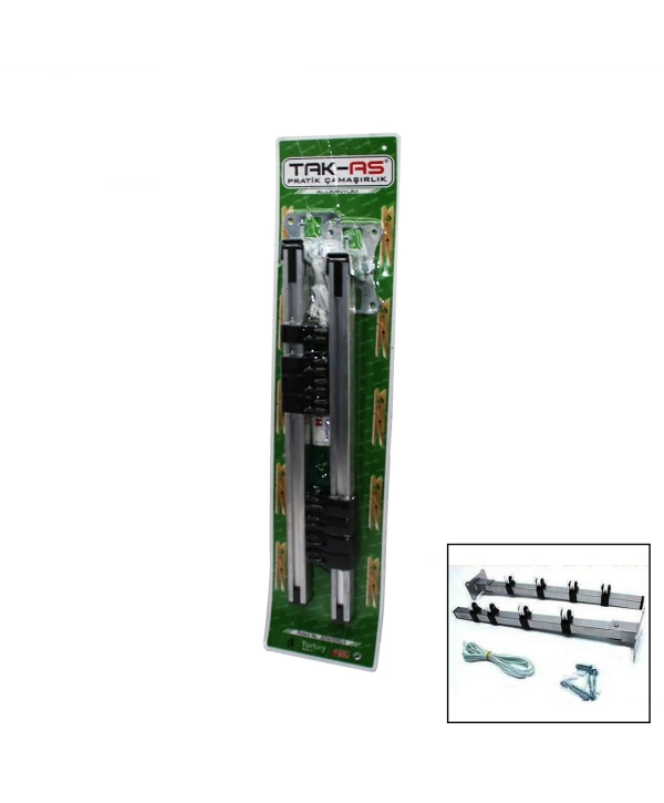 KATLANIR MAKARALI PRATİK ÇAMAŞIR ASKISI (5047)