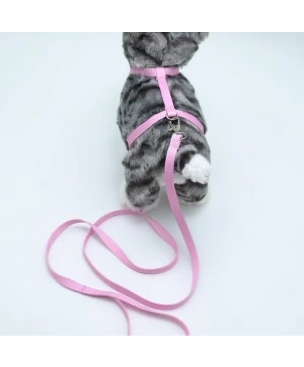 Kedi Düz Göğüs Tasması Ve Gezdirme Seti Ps9640