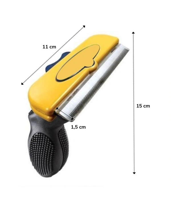 Kedi ve Köpekler İçin Kısa Tüylü Köpek Tarağı Tüy Toplayıcı Tarak Large (5047)