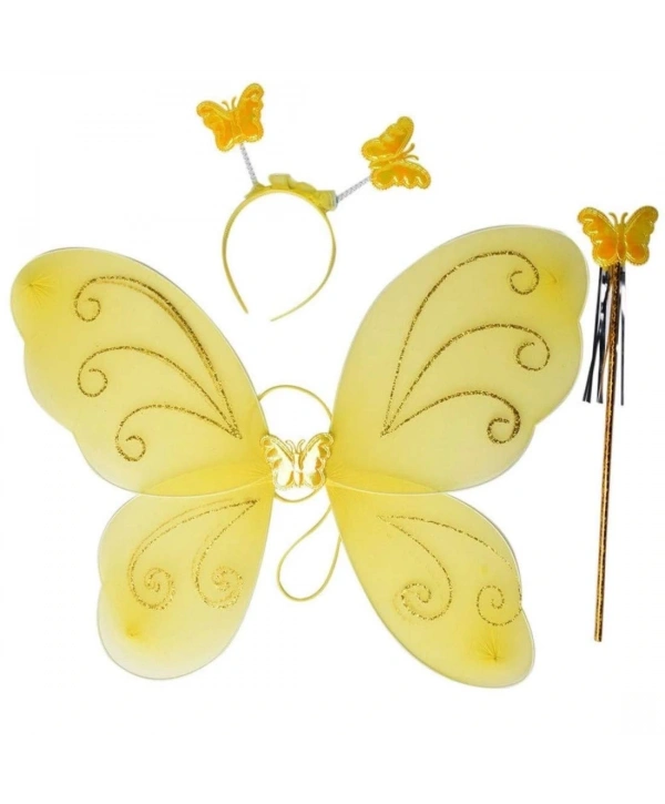 Kelebek Kanat Seti Sarı Renk (5047)