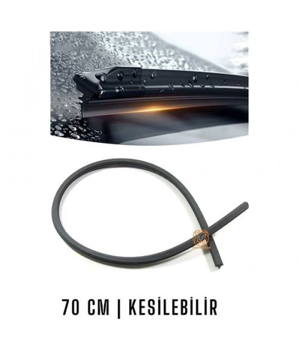 Kesilebilir 70 cm Silecek Lastiği 1 adet