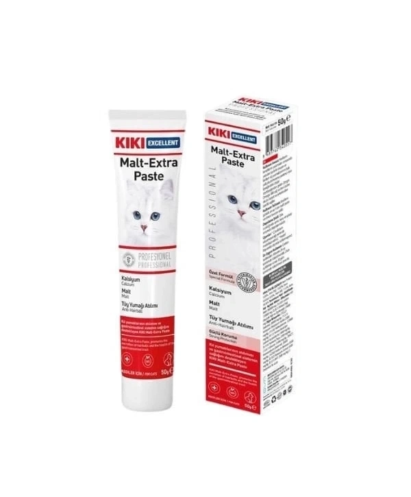 Kiki Excellent Malt Extra Tüy Yumağı Önceliyici Kedi Malt Macunu 100 Gr